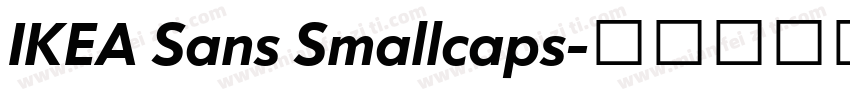IKEA Sans Smallcaps字体转换